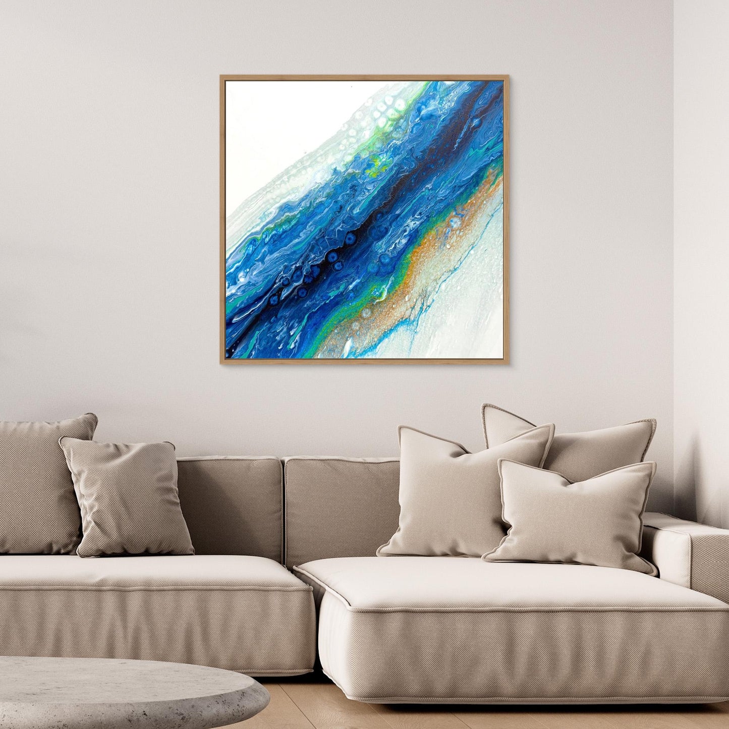 BLUE TIDE - Canvas Print