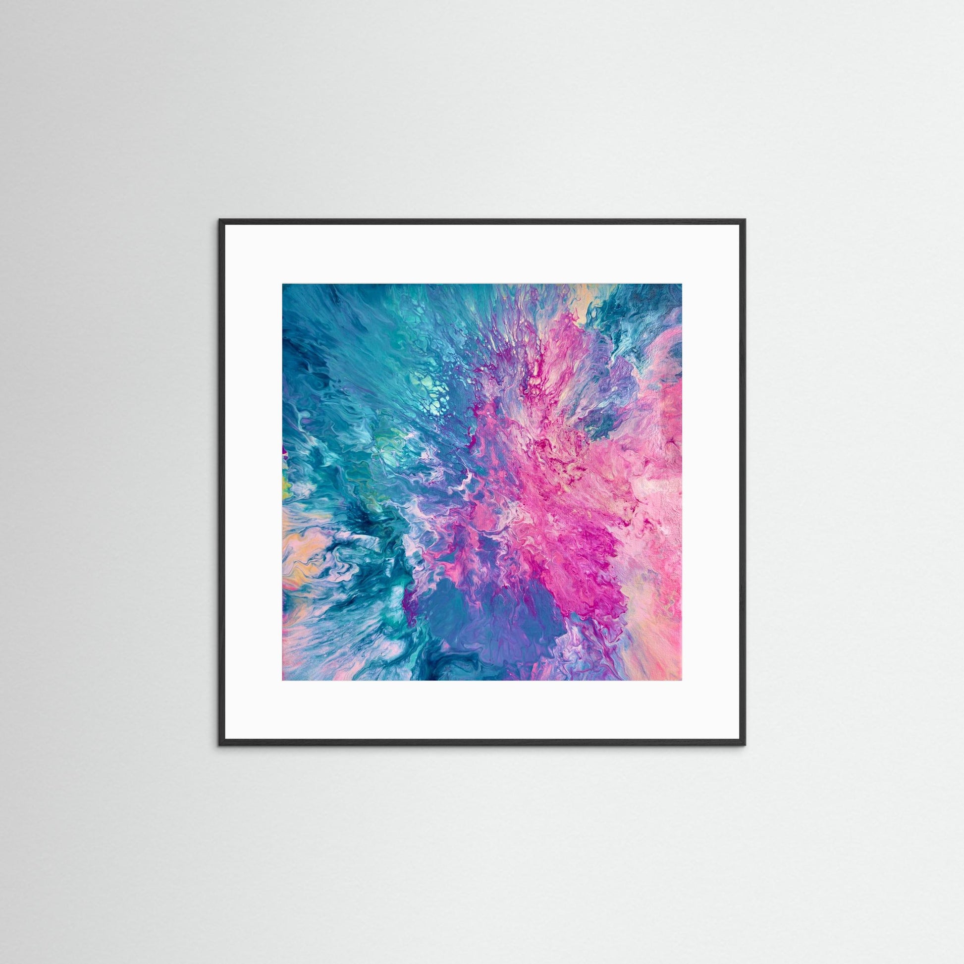 Drifted into Cerulean - Fine Art Paper Print