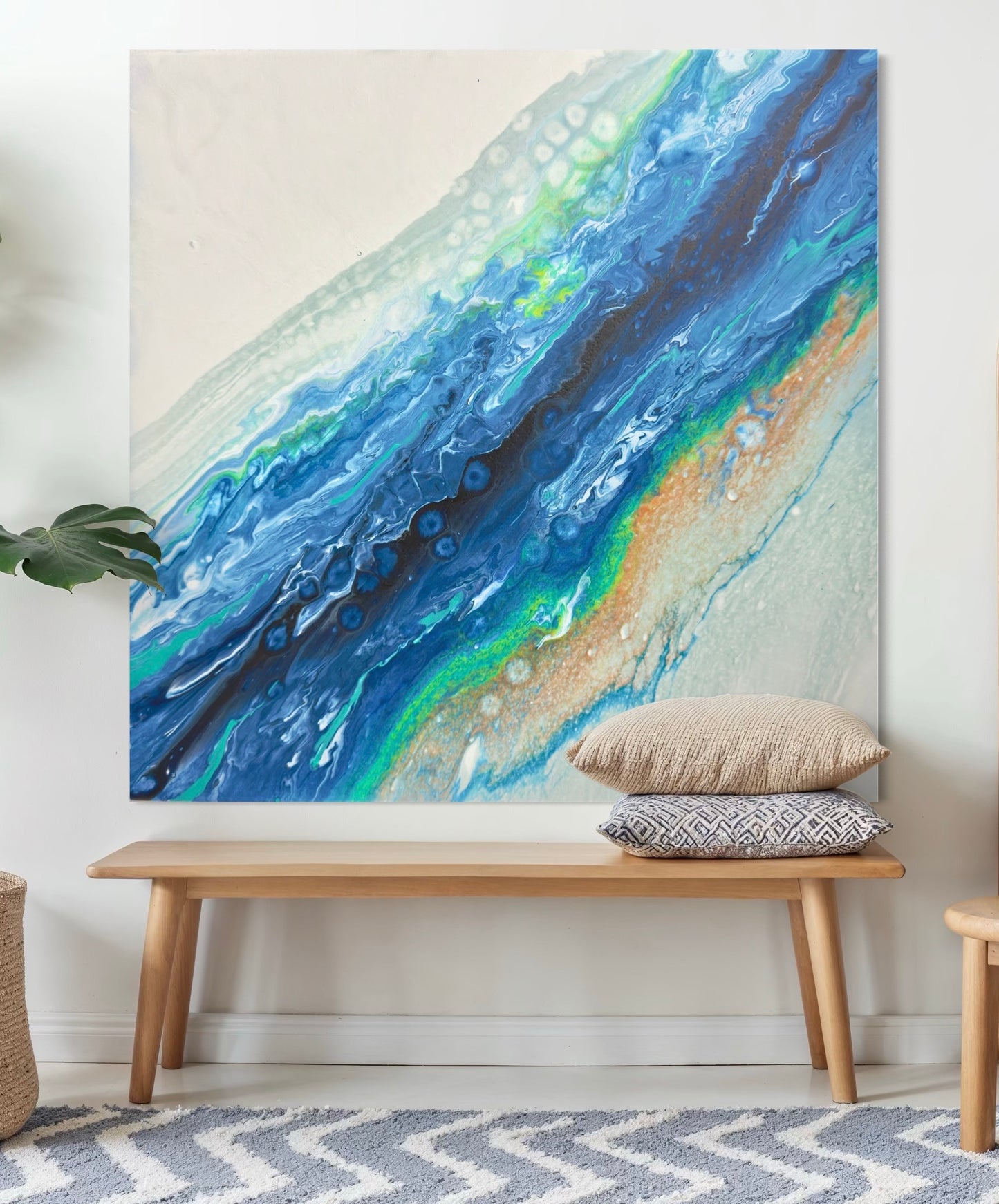 BLUE TIDE - Canvas Print