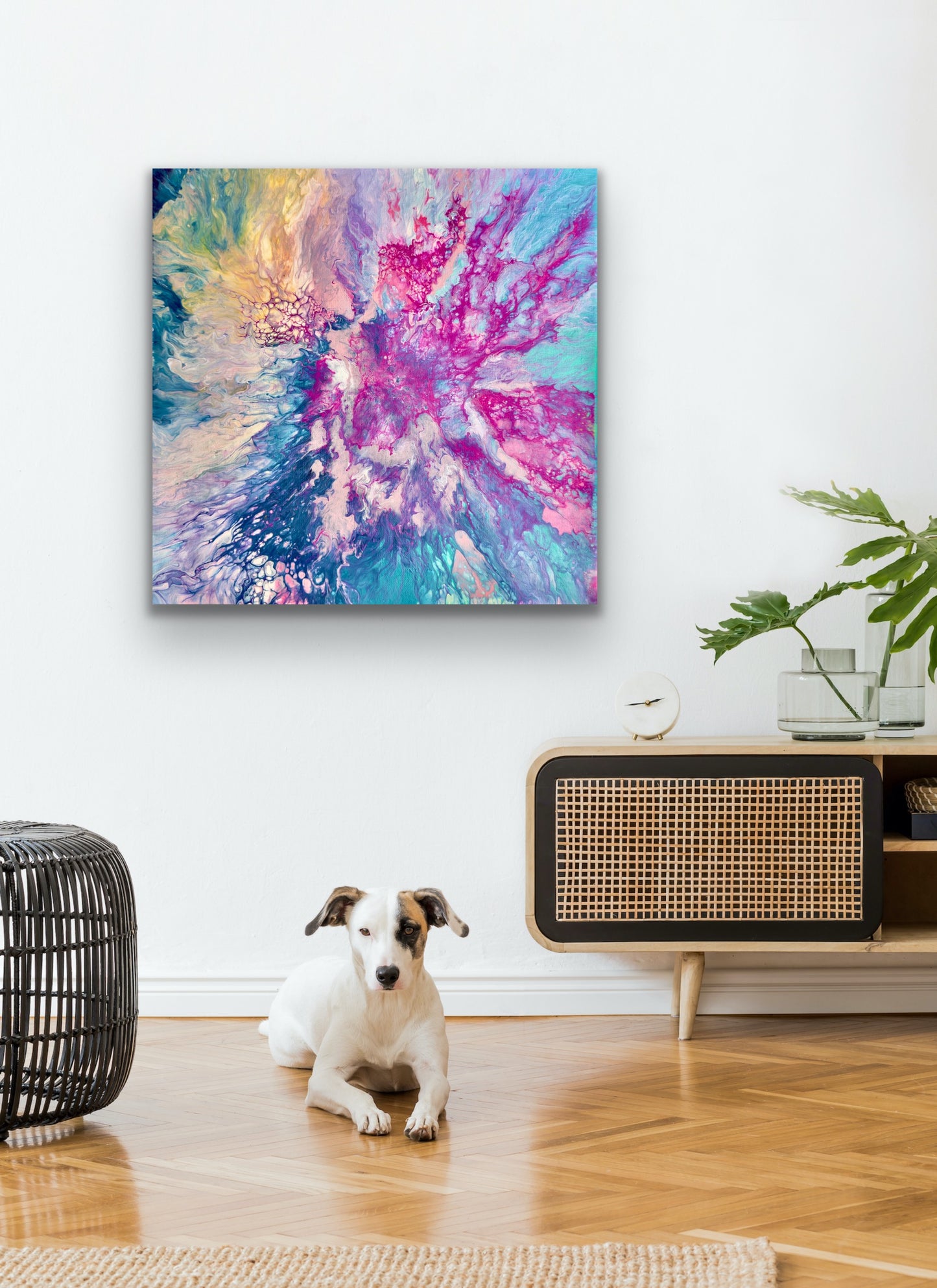 DREAMT IN MAGENTA - Canvas Print