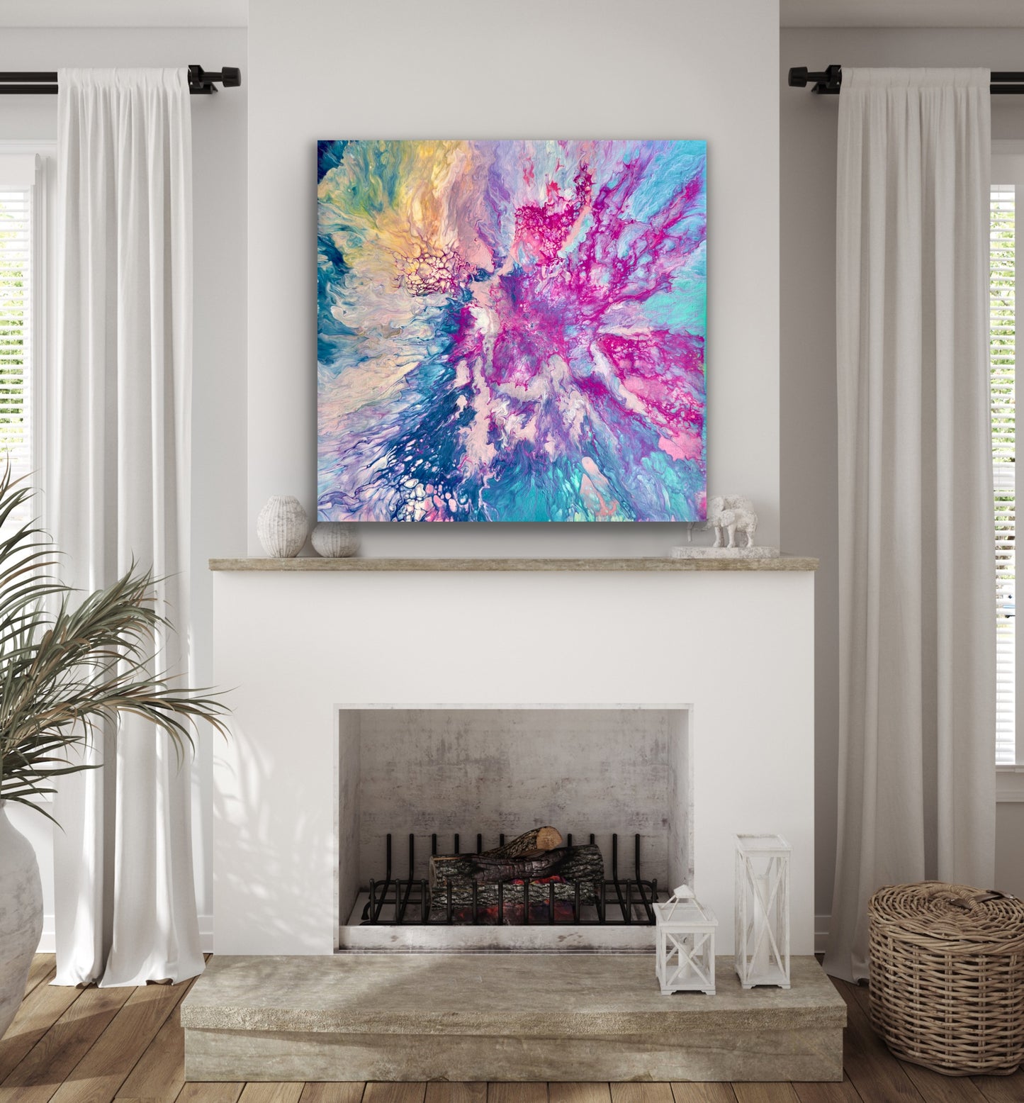 DREAMT IN MAGENTA - Canvas Print