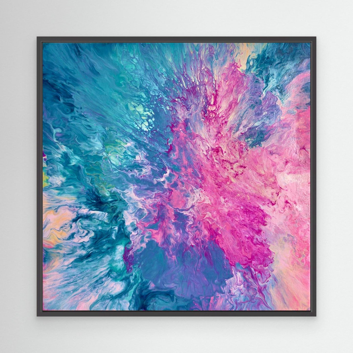 Drifted into Cerulean - Print on Canvas
