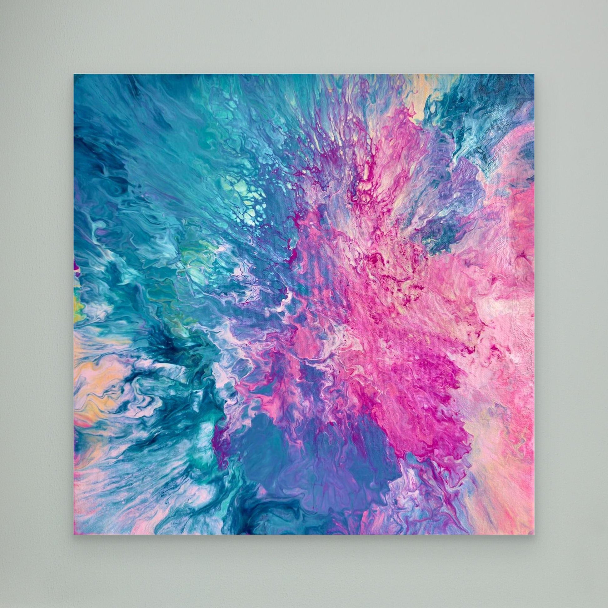 Drifted into Cerulean - Print on Canvas