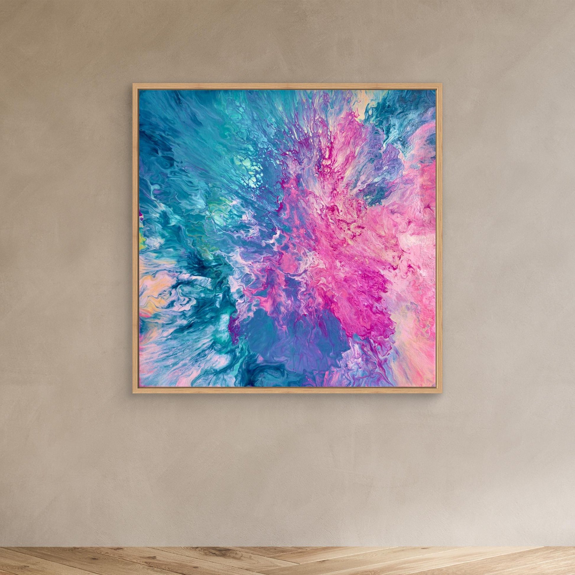 Drifted into Cerulean - Print on Canvas