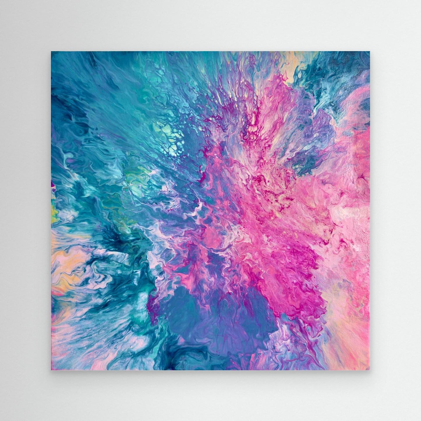 Drifted into Cerulean - Print on Canvas