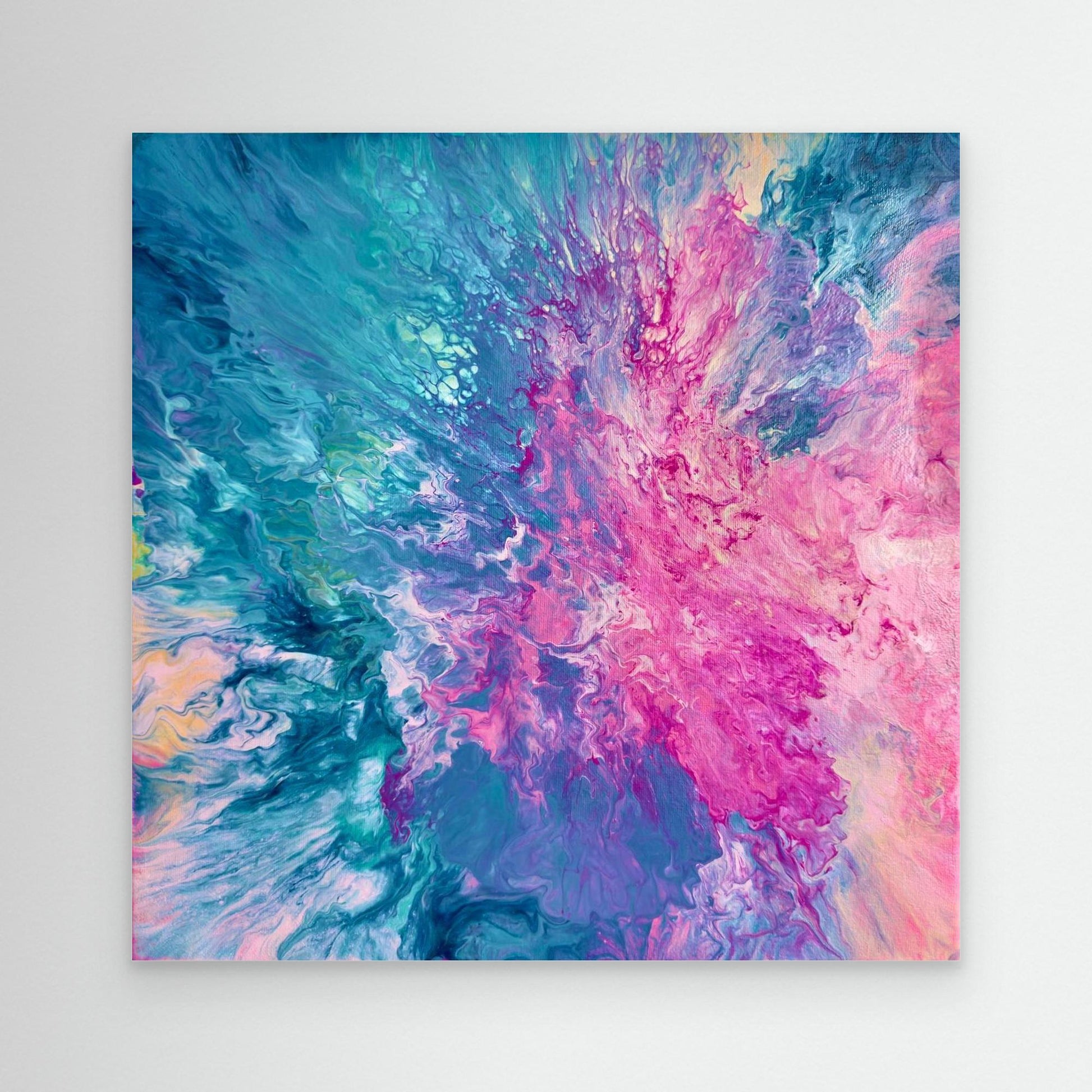 Drifted into Cerulean - Print on Canvas