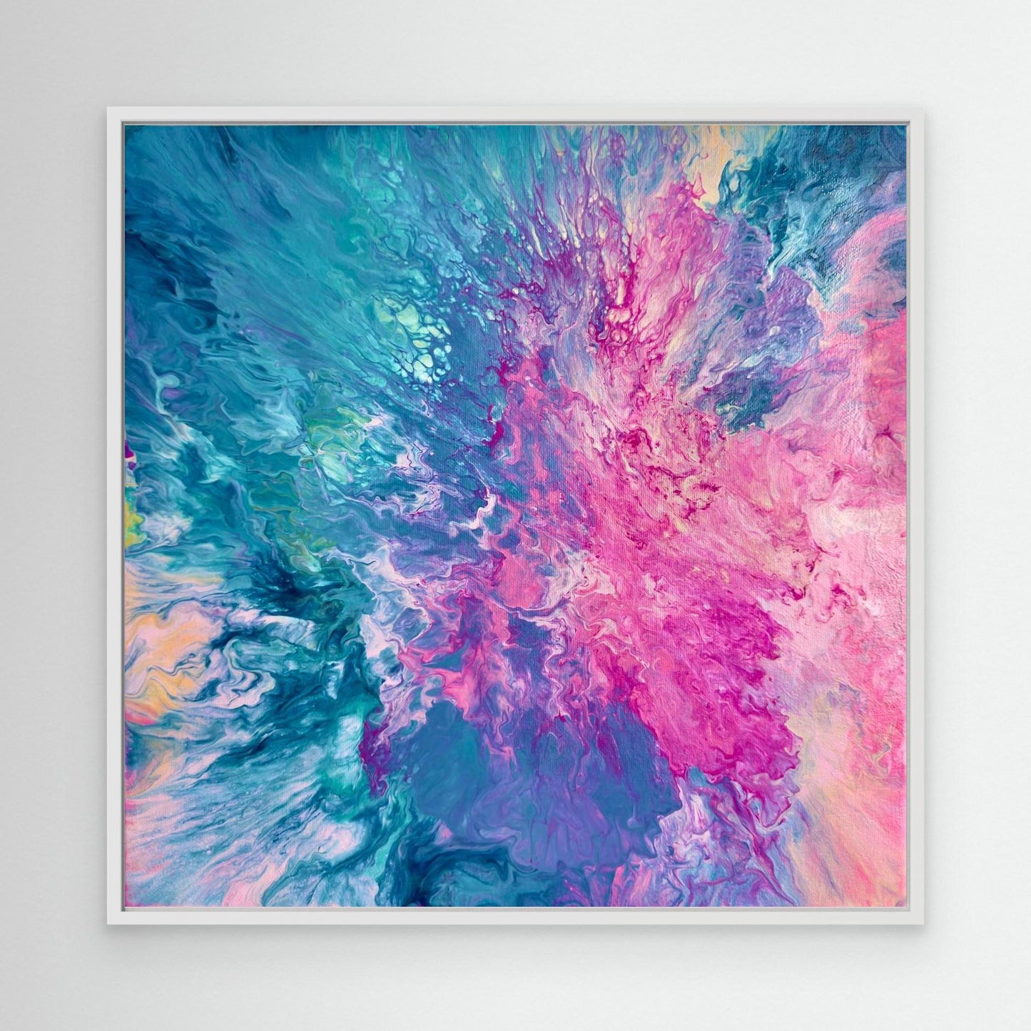 Drifted into Cerulean - Print on Canvas