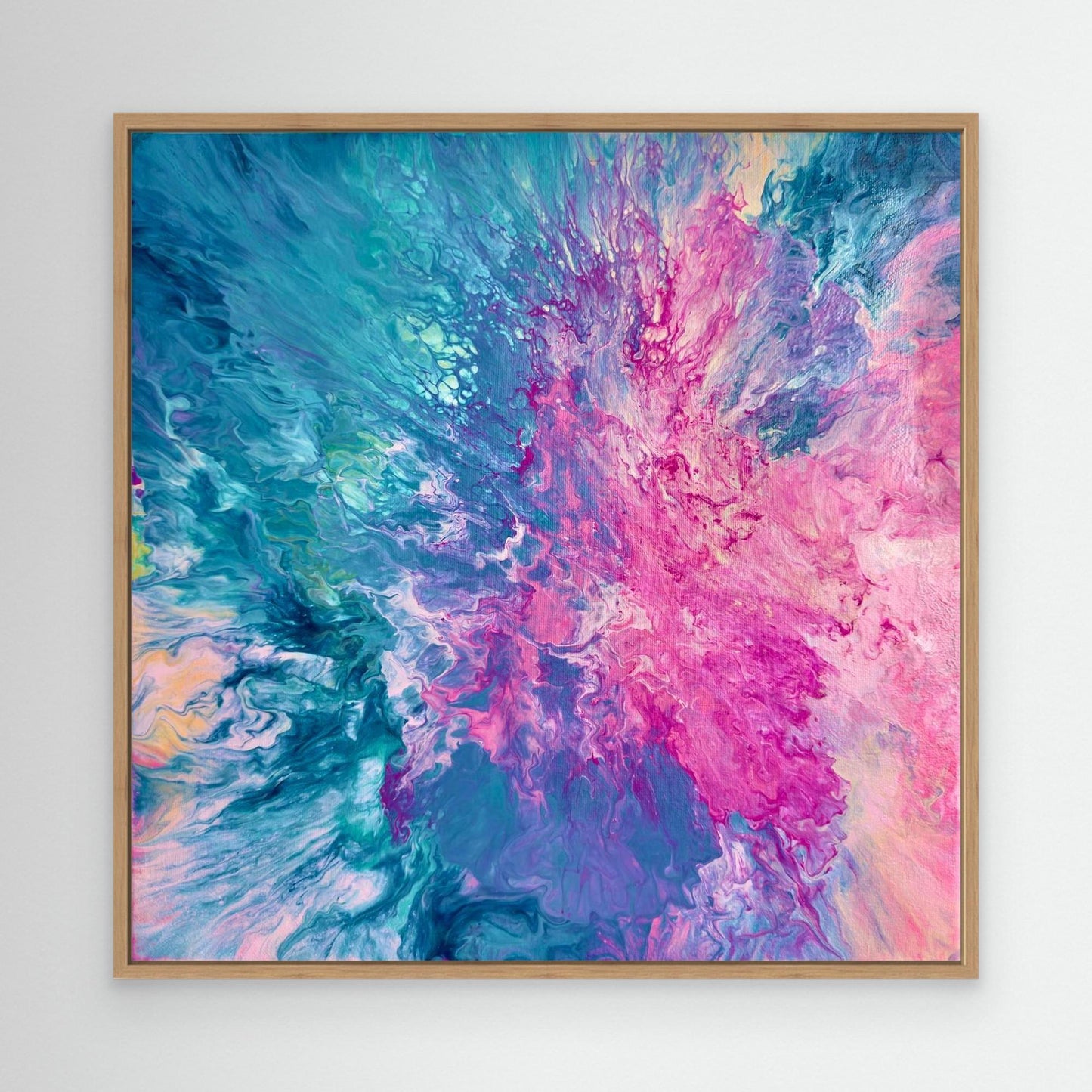 Drifted into Cerulean - Print on Canvas